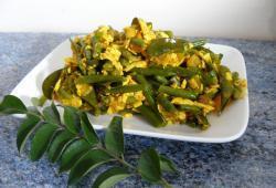 Recette Dukan : Tofu indien aux haricots verts (feuilles de curry)