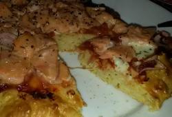 Recette Dukan : Pizza au saumon fum