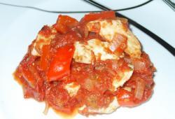 Rgime Dukan, la recette Saut de poulet aux tomates et poivrons