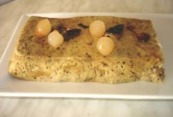 Rgime Dukan, la recette Terrine de volaille forestire et petits oignons aigre-doux