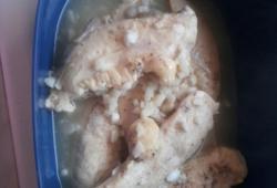 Rgime Dukan, la recette Aiguillettes de poulet en sauce