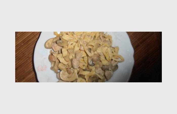 Rgime Dukan (recette minceur) : Fausses ptes  la crme et champignons #dukan https://www.proteinaute.com/recette-fausses-pates-a-la-creme-et-champignons-8504.html