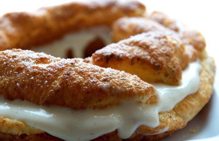 R�gime Dukan (recette minceur) : Trop�zienne (ou couronne des rois ou Paris Brest ou St Honor�) #dukan https://www.proteinaute.com/recette-tropezienne-ou-couronne-des-rois-ou-paris-brest-ou-st-honore-10053.html