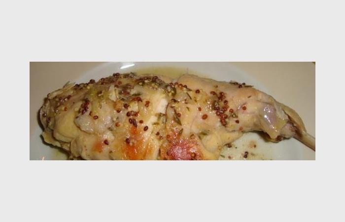 R�gime Dukan (recette minceur) : Cuisses de lapin aux 2 moutardes #dukan https://www.proteinaute.com/recette-cuisses-de-lapin-aux-2-moutardes-10112.html