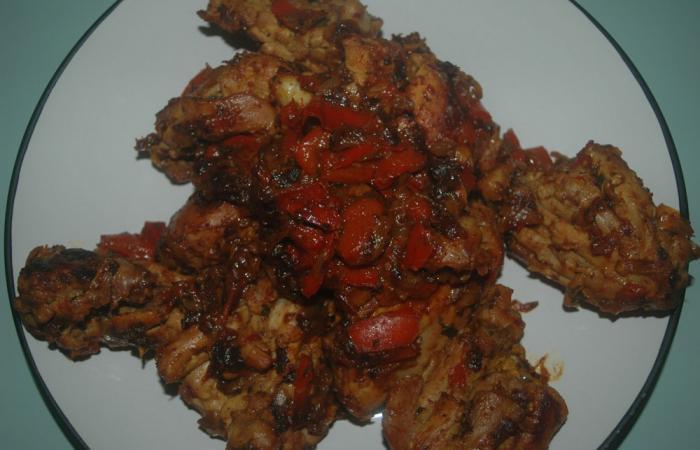 Régime Dukan (recette minceur) : Poulet à la mexicaine (fajitas de pollo) #dukan https://www.proteinaute.com/recette-poulet-a-la-mexicaine-fajitas-de-pollo-10134.html