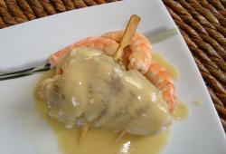 Recette Dukan : Roulades de filets de carrelet aux crevettes