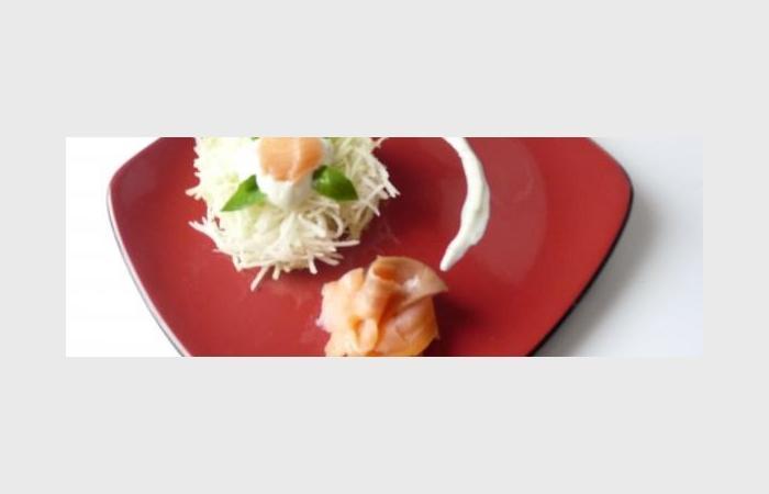 R�gime Dukan (recette minceur) : Rap� de choux rave et sa sauce basilic #dukan https://www.proteinaute.com/recette-rape-de-choux-rave-et-sa-sauce-basilic-10154.html