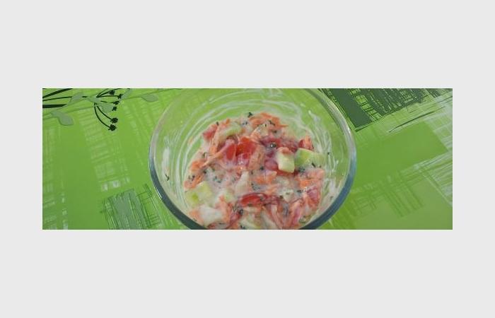 Rgime Dukan (recette minceur) : Salade Tahitienne #dukan https://www.proteinaute.com/recette-salade-tahitienne-10305.html