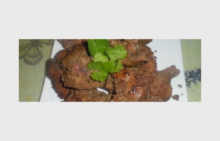 R�gime Dukan (recette minceur) : Foie de poulet marin� #dukan https://www.proteinaute.com/recette-foie-de-poulet-marine-10355.html