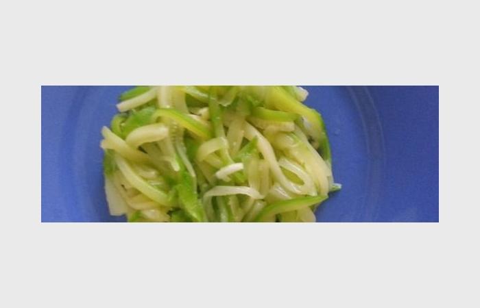 R�gime Dukan (recette minceur) : Spaguettis de courgettes express #dukan https://www.proteinaute.com/recette-spaguettis-de-courgettes-express-10372.html