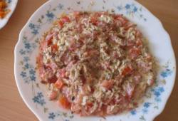 Recette Dukan : Tartare tomate maquereau sauce remoulade 