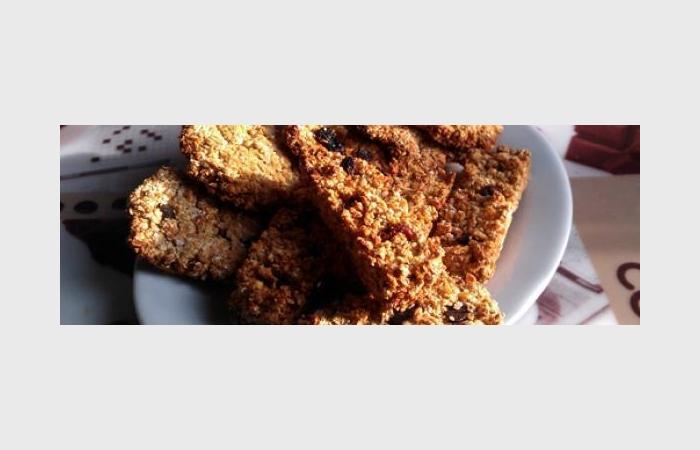 Rgime Dukan (recette minceur) : Crunchy cookies - barres de crales croustillantes #dukan https://www.proteinaute.com/recette-crunchy-cookies-barres-de-cereales-croustillantes-10452.html