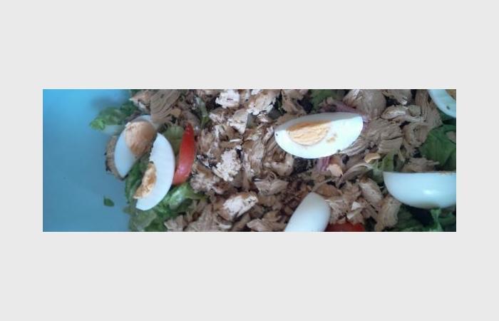 Rgime Dukan (recette minceur) : Salade de poulet aux herbes #dukan https://www.proteinaute.com/recette-salade-de-poulet-aux-herbes-10482.html