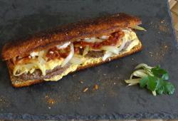 Photo Dukan Sandwich baguette sauce Tex Mex