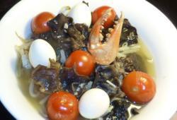Recette Dukan : Soupe chinoise de crabe aux oeufs