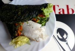 Recette Dukan : Wrap océan aux petits légumes