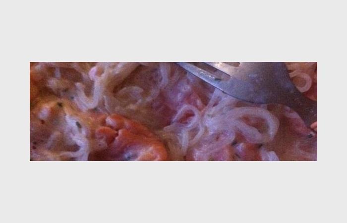 R�gime Dukan (recette minceur) : Tagliatelle de Konjac au saumon fum� � ma fa�on  #dukan https://www.proteinaute.com/recette-tagliatelle-de-konjac-au-saumon-fume-a-ma-facon-10615.html