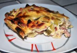 R�gime Dukan, la recette Flan'tastisque' au poireau et lardons 