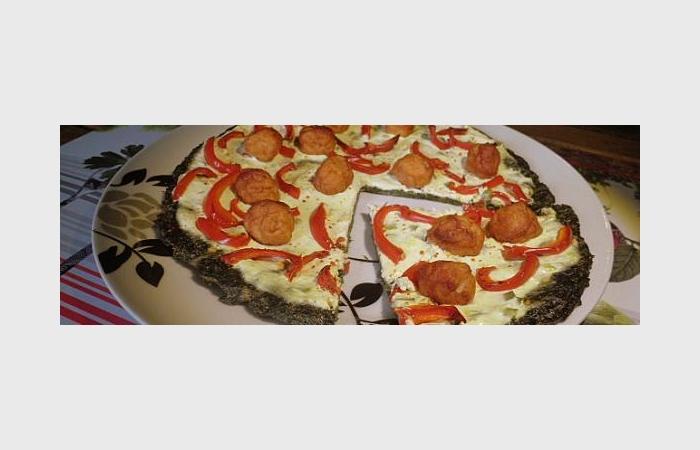 R�gime Dukan (recette minceur) : Pizza Tandoori anti-oxydante (0% c�r�ale et mati�re grasse)  #dukan https://www.proteinaute.com/recette-pizza-tandoori-anti-oxydante-0-cereale-et-matiere-grasse-10728.html