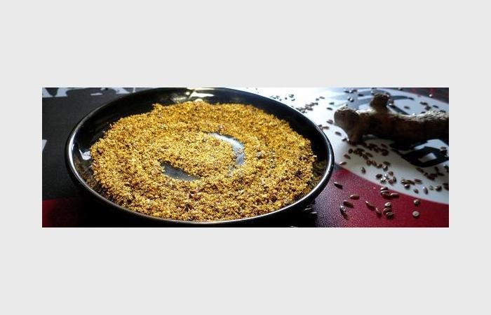 R�gime Dukan (recette minceur) : Gomasio lin-curcuma (condiment aux om�ga 3 v�g�taux) #dukan https://www.proteinaute.com/recette-gomasio-lin-curcuma-condiment-aux-omega-3-vegetaux-10818.html