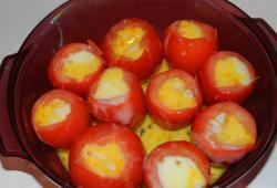 Recette Dukan : Tomate en omellette au micro ondes