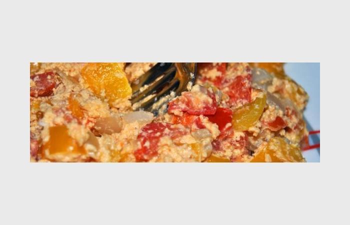 Régime Dukan (recette minceur) : Brouillade végétarienne #dukan https://www.proteinaute.com/recette-brouillade-vegetarienne-10856.html