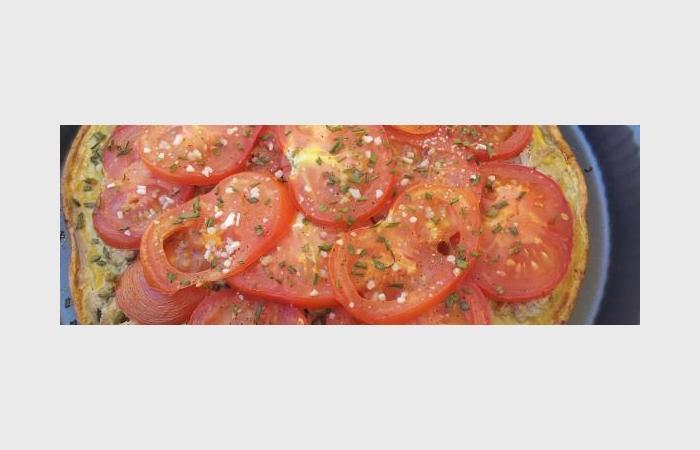 Rgime Dukan (recette minceur) : Tarte  la tomate et au thon #dukan https://www.proteinaute.com/recette-tarte-a-la-tomate-et-au-thon-10903.html