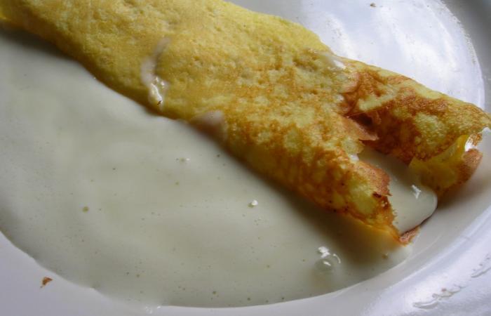 R�gime Dukan (recette minceur) : Cr�pes � la vanille #dukan https://www.proteinaute.com/recette-crepes-a-la-vanille-1094.html