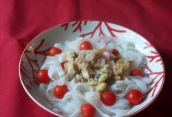 Recette Dukan : Salade de konjac aux hareng fumé