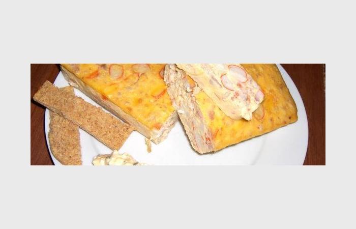 Rgime Dukan (recette minceur) : Terrine Surimi/Thon/Crevette #dukan https://www.proteinaute.com/recette-terrine-surimi-thon-crevette-110.html