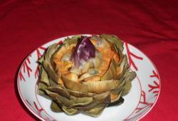 Recette Dukan : Artichaud farci aux fruits de mer