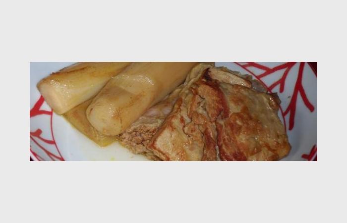Régime Dukan (recette minceur) : Veau aux poireaux #dukan https://www.proteinaute.com/recette-veau-aux-poireaux-11039.html
