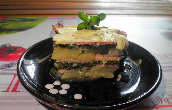 Régime Dukan (recette minceur) : Lasagnes aux blettes et à la ricotta #dukan https://www.proteinaute.com/recette-lasagnes-aux-blettes-et-a-la-ricotta-11099.html