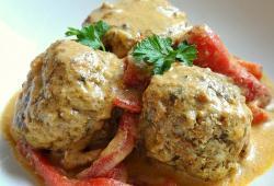 Recette Dukan : Boulettes de veau au curry et poivrons
