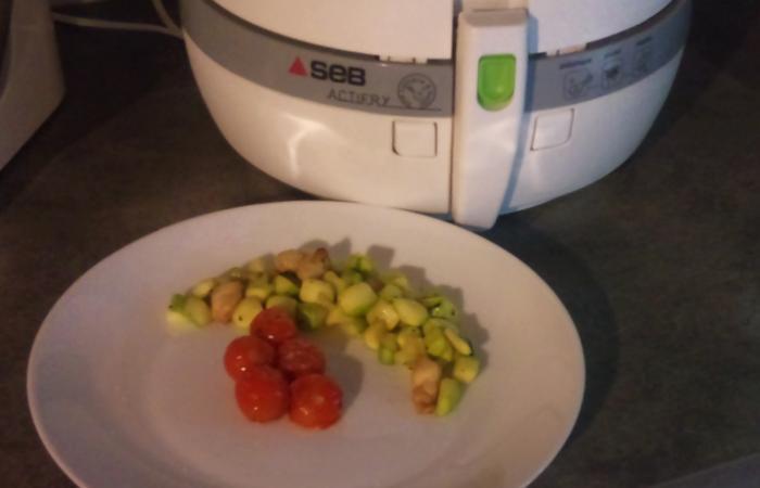 R�gime Dukan (recette minceur) : Po�l�e proven�ale � l'Actifry et tomates cerises roties #dukan https://www.proteinaute.com/recette-poelee-provencale-a-l-actifry-et-tomates-cerises-roties-11149.html