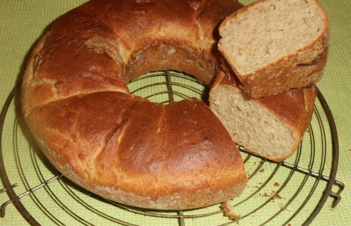 R�gime Dukan (recette minceur) : Couronne au levain  #dukan https://www.proteinaute.com/recette-couronne-au-levain-11165.html