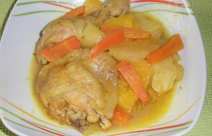 R�gime Dukan (recette minceur) : Poulet mangue ananas #dukan https://www.proteinaute.com/recette-poulet-mangue-ananas-11236.html