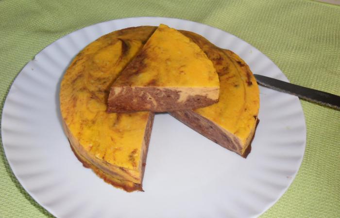 R�gime Dukan (recette minceur) : Flan marbr� #dukan https://www.proteinaute.com/recette-flan-marbre-11262.html