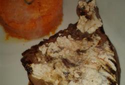 Recette Dukan : Steak faon fromagre accompagner de sa pure de carotte
