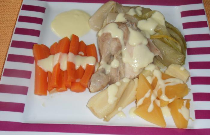 Régime Dukan (recette minceur) : Poulet Waterzooï #dukan https://www.proteinaute.com/recette-poulet-waterzooi-11279.html