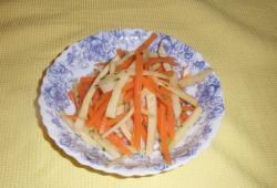 Recette Dukan : Mikado de panais et carotte