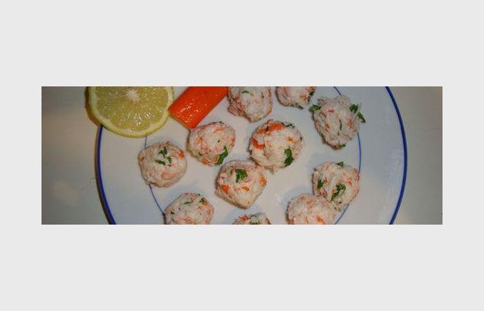 Rgime Dukan (recette minceur) : Boulettes de surimi  la ciboulette #dukan https://www.proteinaute.com/recette-boulettes-de-surimi-a-la-ciboulette-113.html