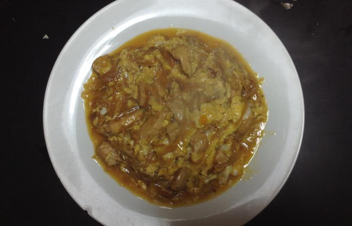 Rgime Dukan (recette minceur) : Oyakodon, recette japonaise de poulet et oeufs #dukan https://www.proteinaute.com/recette-oyakodon-recette-japonaise-de-poulet-et-oeufs-11338.html