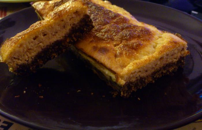 Régime Dukan (recette minceur) : Cheesecake vanille chocolat #dukan https://www.proteinaute.com/recette-cheesecake-vanille-chocolat-11373.html