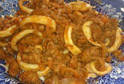 Recette Dukan&nbsp;: Veau et calmars fa�on encornets far�is