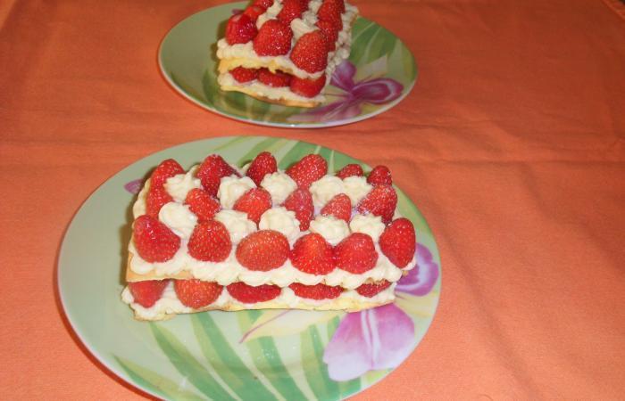 R�gime Dukan (recette minceur) : Mille feuille aux fraises #dukan https://www.proteinaute.com/recette-mille-feuille-aux-fraises-11422.html