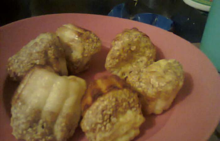 R�gime Dukan (recette minceur) : Petits cannel�s fondants au sesame #dukan https://www.proteinaute.com/recette-petits-canneles-fondants-au-sesame-11463.html