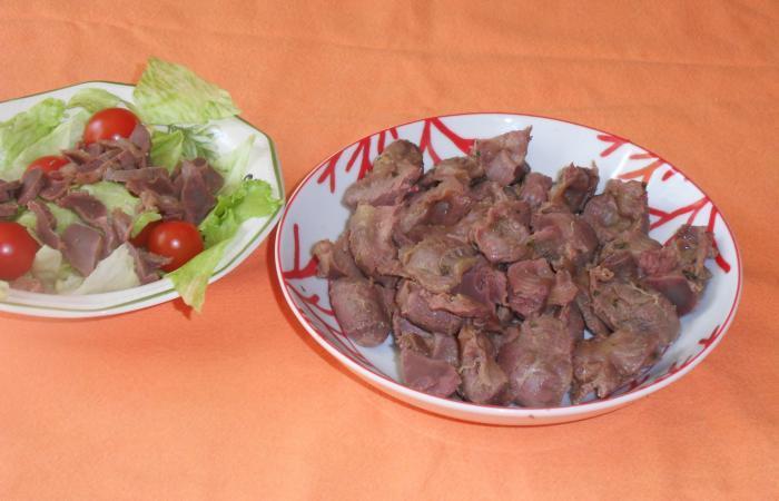 R�gime Dukan (recette minceur) : G�siers frais de poulet  'confits en express' #dukan https://www.proteinaute.com/recette-gesiers-frais-de-poulet-confits-en-express-11494.html