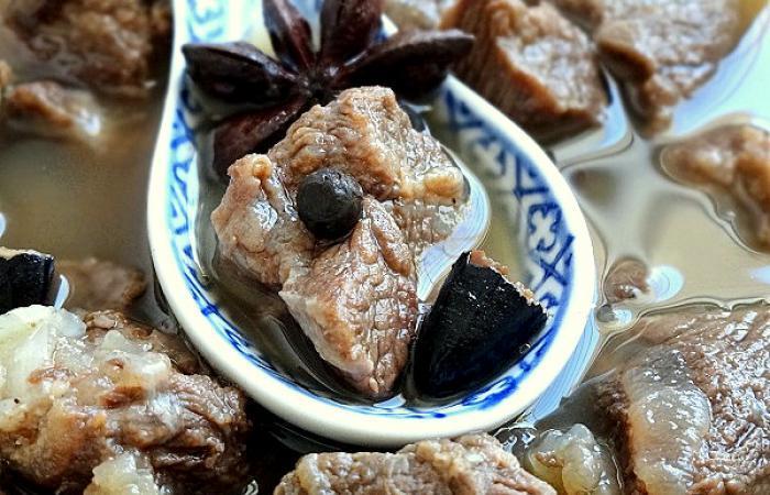 Joue de b�uf au bouillon d'�pices douces