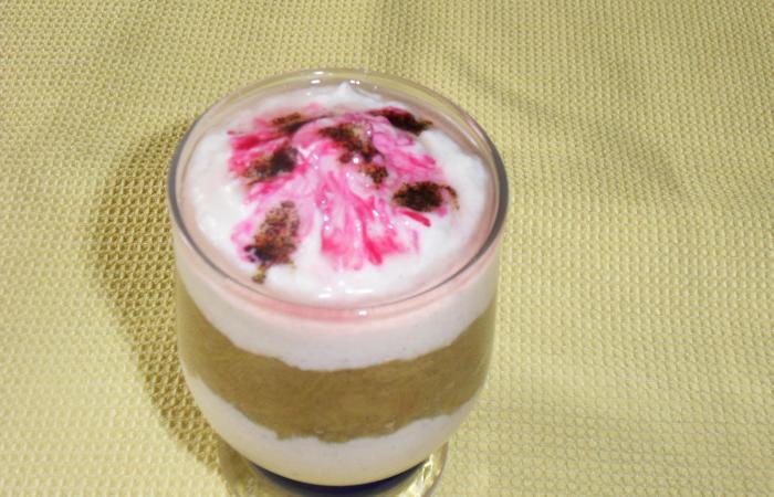 Verrine de rhubarbe au psyllium